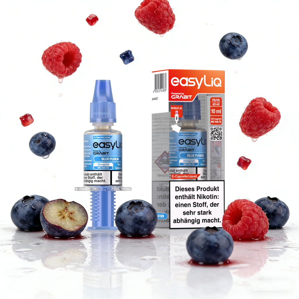 Grabit EasyliQ Blue Fusion 10ml 20mg Nicsalt Liquid für E-Zigaretten
