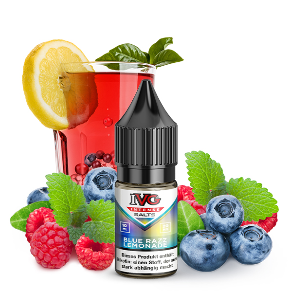 IVG INTENSE Blue Razz Lemonade Nic Salt Liquid