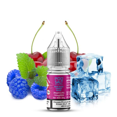 Pod Salt X Blue Razz Cherry Blast Nic Salt Liquid