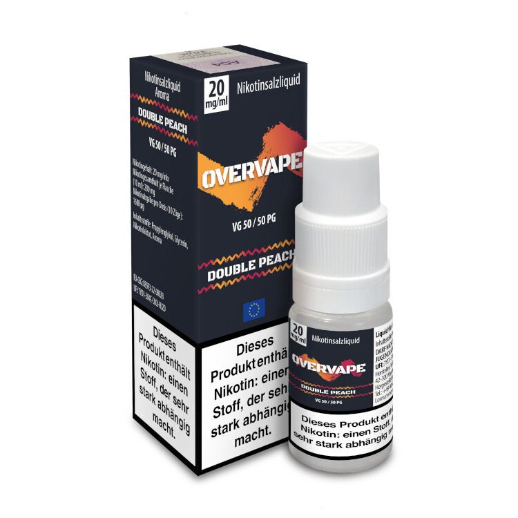 Overvape Double Peach Nikotinsalz Liquid 20mg