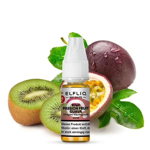 Kiwi-Passionsfrucht Elfliq Kiwi Passionsfrucht Nic Salt Liquid