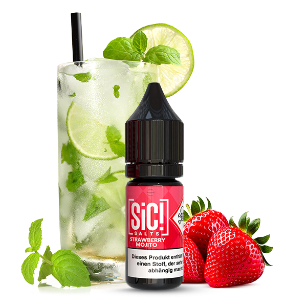 Sic! Strawberry Mojito Ice Nikotin Salz Liquid 20mg