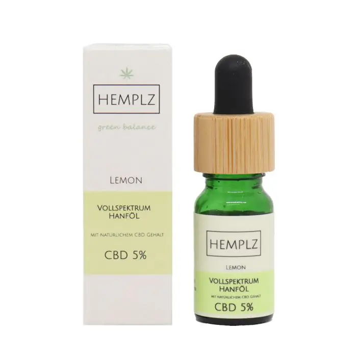 Hemplz CBD Öl 5% Vollspektrum Lemon