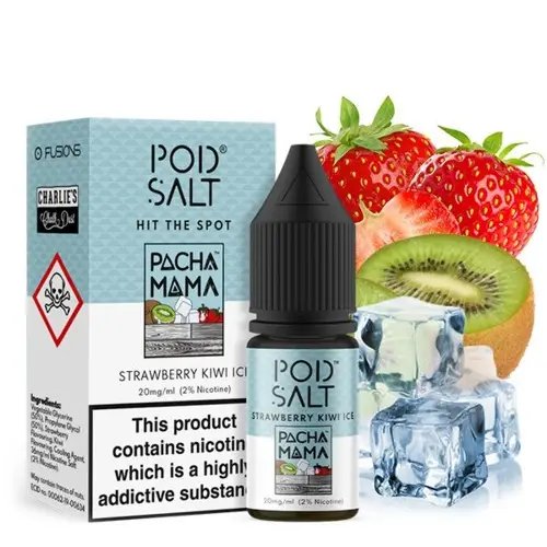 Pod Salt Fusion Pacha Mama Strawberry Kiwi Nic Salt Liquid