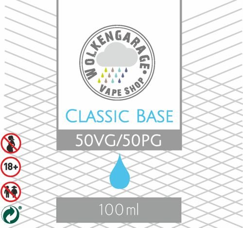Wolkengarage Classic Base 100ml 50VG/PG50 ohne Nikotin